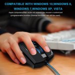 TeckNet M008 Laser Gaming Mouse - геймърска лазерна мишка (за Mac и PC) 6