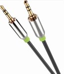 Devia iPure Audio Cable - качествен 3.5 mm към 3.5 mm аудио кабел 100 см. (два мъжки жака) (черен) 1