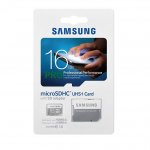 Samsung MicroSDHC Pro 16GB UHS-1 (клас 10) - microSDHC памет със SD адаптер за Samsung устройства (подходяща за GoPro) 3