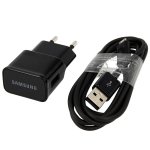 Samsung Charger EP-TA12EBE - захранване 2A с USB изход и MicroUSB кабел за смартфони и таблети (черен) 1
