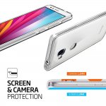 Spigen Liquid Crystal Case - тънък качествен термополиуретанов кейс за Huawei Honor 5X (прозрачен)  4