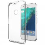 Spigen Liquid Crystal Case - тънък качествен термополиуретанов кейс за Google Pixel (прозрачен)  1