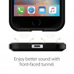 Spigen Tough Armor Case - хибриден кейс с най-висока степен на защита за iPhone 8, iPhone 7 (черен-сив) 8