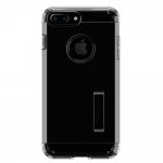 Spigen Tough Armor Case - хибриден кейс с най-висока степен на защита за iPhone 8 Plus, iPhone 7 Plus (черен гланц) 2