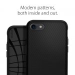 Spigen Liquid Armor Case - качествен термополиуретанов кейс за iPhone 8, iPhone 7 (черен) 4