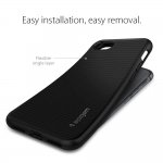 Spigen Liquid Armor Case - качествен термополиуретанов кейс за iPhone 8, iPhone 7 (черен) 5