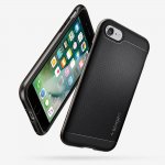 Spigen Neo Hybrid Case - хибриден кейс с висока степен на защита за iPhone 8, iPhone 7 (черен-сив) 11