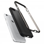 Spigen Neo Hybrid Case - хибриден кейс с висока степен на защита за iPhone 8, iPhone 7 (черен-сив) 2
