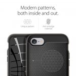 Spigen Neo Hybrid Case - хибриден кейс с висока степен на защита за iPhone 8, iPhone 7 (черен-сив) 6