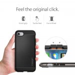 Spigen Neo Hybrid Case - хибриден кейс с висока степен на защита за iPhone 8, iPhone 7 (черен-сив) 5