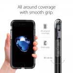Spigen Hybrid Armor Case - хибриден кейс с висока степен на защита за iPhone 8, iPhone 7 (черен) 4