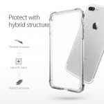 Spigen Crystal Shell Case - хибриден кейс с висока степен на защита за iPhone 8 Plus, iPhone 7 Plus (прозрачен) 2