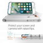 Spigen Crystal Shell Case - хибриден кейс с висока степен на защита за iPhone 8 Plus, iPhone 7 Plus (прозрачен) 7