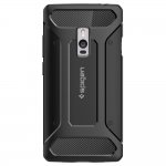 Spigen Rugged Armor Case - термополиуретанов кейс с най-висока степен на защита за OnePlus 2 (черен) 4