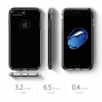 Spigen Hybrid Armor Case - хибриден кейс с висока степен на защита за iPhone 8 Plus, iPhone 7 Plus (черен гланц) 4