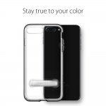 Spigen Crystal Hybrid Case - хибриден кейс с висока степен на защита и поставка за iPhone 8 Plus, iPhone 7 Plus (прозрачен-черен) 9