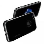 Spigen Hybrid Armor Case - хибриден кейс с висока степен на защита за iPhone 8, iPhone 7 (черен гланц) 5