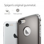Spigen Hybrid Armor Case - хибриден кейс с висока степен на защита за iPhone 8, iPhone 7 (тъмносив) 2