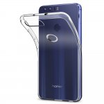 Spigen Liquid Crystal Case - тънък качествен термополиуретанов кейс за Huawei Honor 8 (прозрачен)  2
