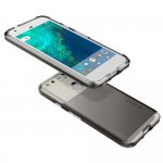 Spigen Neo Hybrid Case Crystal - хибриден кейс с висока степен на защита за Google Pixel (прозрачен-сив) 2