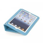 Tucano Ala Folio Case - кожен калъф и поставка за iPad mini, iPad mini 2, iPad mini 3 (син) 2