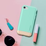 Spigen Style Armor Case - хибриден кейс от две части за iPhone 8, iPhone 7 (син) 9