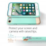 Spigen Style Armor Case - хибриден кейс от две части за iPhone 8, iPhone 7 (син) 3