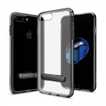 Spigen Ultra Hybrid Case S - хибриден кейс с висока степен на защита и поставка за iPhone 8 Plus, iPhone 7 Plus (прозрачен-черен гланц) 2