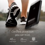 Spigen Ultra Hybrid Case S - хибриден кейс с висока степен на защита и поставка за iPhone 8 Plus, iPhone 7 Plus (прозрачен-черен гланц) 10