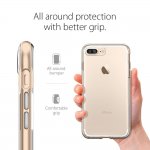 Spigen Neo Hybrid Case Crystal - хибриден кейс с висока степен на защита за iPhone 8 Plus, iPhone 7 Plus (прозрачен-златист) 6