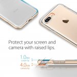 Spigen Neo Hybrid Case Crystal - хибриден кейс с висока степен на защита за iPhone 8 Plus, iPhone 7 Plus (прозрачен-златист) 4