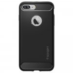 Spigen Rugged Armor Case - термополиуретанов кейс с най-висока степен на защита за iPhone 8 Plus, iPhone 7 Plus (черен) 4