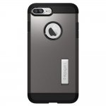 Spigen Tough Armor Case - хибриден кейс с най-висока степен на защита за iPhone 8 Plus, iPhone 7 Plus (тъмносив) 10