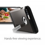 Spigen Tough Armor Case - хибриден кейс с най-висока степен на защита за iPhone 8 Plus, iPhone 7 Plus (тъмносив) 2