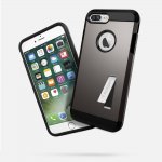 Spigen Tough Armor Case - хибриден кейс с най-висока степен на защита за iPhone 8 Plus, iPhone 7 Plus (тъмносив) 6