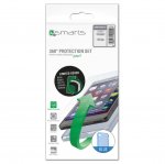 4smarts 360° Protection Set - тънък силиконов кейс и стъклено защитно покритие за дисплея на Samsung Galaxy J5 (2016) (син) 4