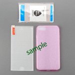 4smarts 360° Protection Set - тънък силиконов кейс и стъклено защитно покритие за дисплея на Huawei P9 (розов) 4