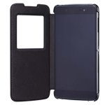 BlackBerry Smart Flip Cover ACC-63008-001 - оригинален флип кожен кейс за Blackberry DTEK50 (черен) 1