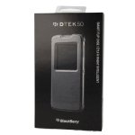 BlackBerry Smart Flip Cover ACC-63008-001 - оригинален флип кожен кейс за Blackberry DTEK50 (черен) 2