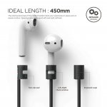 Elago AirPods Strap - тънко силиконово въженце за безжични слушалки Apple AirPods (черен) 4