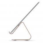 Elago P2 Stand - дизайнерска алуминиева поставка за iPad и таблети (розово злато) 2