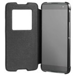 BlackBerry Smart Flip Cover ACC-63072-001 - оригинален флип кожен кейс за Blackberry DTEK60 (черен) 1