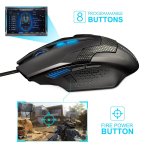 TeckNet GM299 Raptor Pro Gaming Mouse, 7000 DPI - геймърска мишка (за Mac и PC) (черен-син) 6