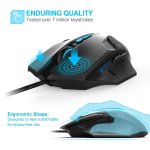 TeckNet GM299 Raptor Pro Gaming Mouse, 7000 DPI - геймърска мишка (за Mac и PC) (черен-син) 2