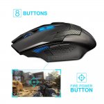 TeckNet WM289 Wireless Gaming Mouse 4000 DPI - безжична гейминг мишка (за Mac и PC) 8