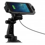 Mophie Car Dock Charger -  поставка за кола, зярядно и MicroUSB кабел за iPhone 5S, iPhone 5, iPhone SE(черен) 2