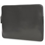 Knomo Laptop Leather Zip Sleeve 12 - кожен (естествена кожа) калъф с цип за MacBook 12 и преносими компютри до 12 инча (тъмносив) 4