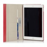 Knomo Premium Leather Folio with Case - луксозен кожен (естествена кожа) калъф и поставка за iPad Air 2 (червен) 5