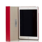 Knomo Premium Leather Folio with Case - луксозен кожен (естествена кожа) калъф и поставка за iPad Air 2 (червен) 1