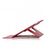 Knomo Premium Leather Folio with Case - луксозен кожен (естествена кожа) калъф и поставка за iPad Air 2 (червен) 6